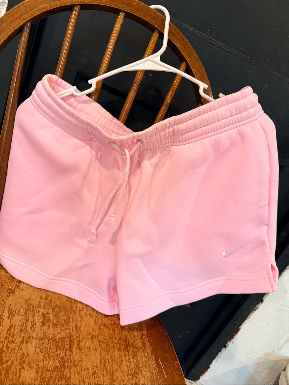 Nike Women's Pink Athletic Fleece Shorts